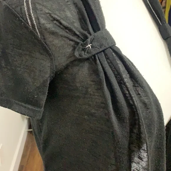 Vintage LMV Short-Sleeve Open Front Cardigan - Picture 5 of 12